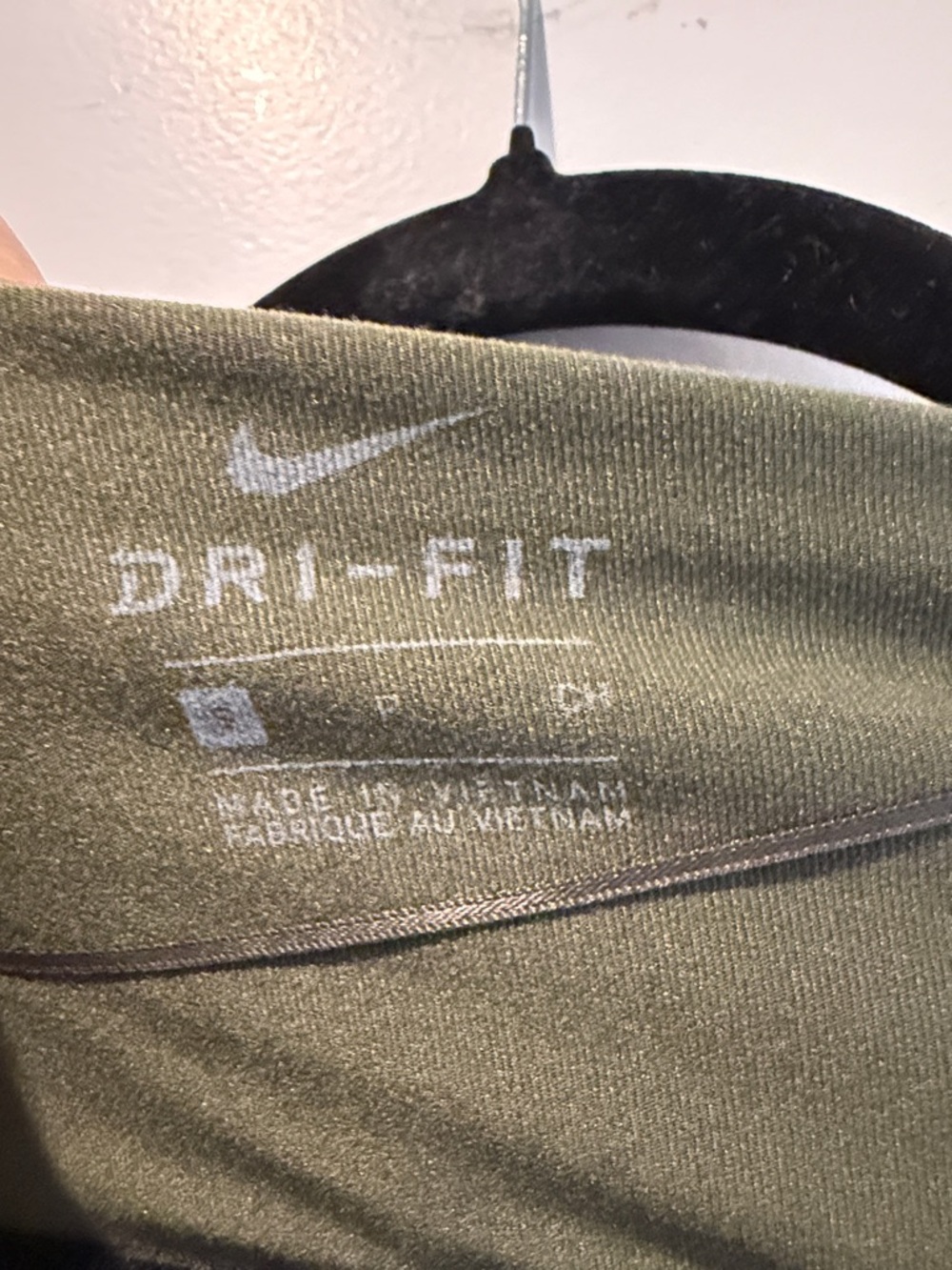 Nike Olive Green Dri-FIT Open-Front Hooded Jacket - Picture 2 of 5